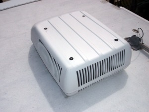RV air conditioner repair picture