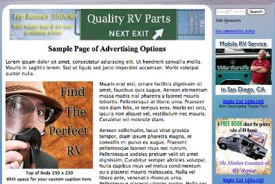 RV Ad Samples Page